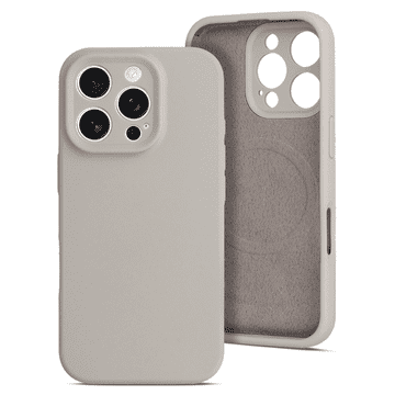 Onasi Mat Liquid silikonska maskica z MagSafe za iPhone 16 Pro Max - siv