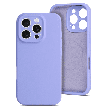 Onasi Mat Liquid silikonska maskica z MagSafe za iPhone 16 Pro - vijola