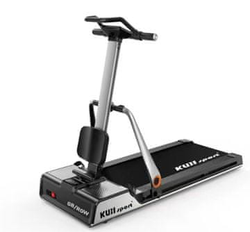 Kubisport Running remen 4 V 1 s veslačkom trkačkom stazom, remenom i simulatorom trbuha GB/red