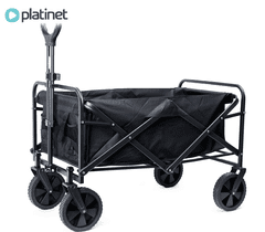 Platinet PCW1057 transportna kolica, sklopiva, crna