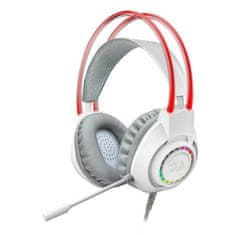 Redragon Scream H231 žičane gaming slušalice, RGB, bijele