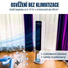 BOT Pametni hladnjak zraka WT1, WiFi, 5l, tihi način rada, glasovno upravljanje, 12-satni timer