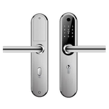 BOT Pametna ručka TTLock H1 W srebrna 92 mm