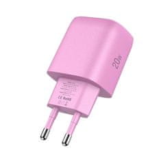 Tech-protect NCA20 mrežni punjač 20W PD QC, rozi