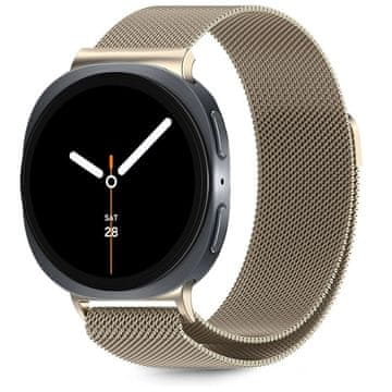 Tech-protect Milanese remen za Samsung Galaxy Watch 8 / Classic (40 / 44 / 46mm), starlight