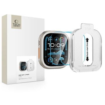 Tech-protect Easy Set 2x zaštitno staklo za Apple Watch Ultra 1 / 2 (49mm)