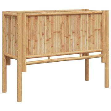 Vidaxl Povišena gredica Smeđa 90 x 35 x 70 cm bambus