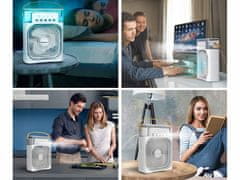 Luniks Stolni ventilator / mini ovlaživač s RGB osvjetljenjem