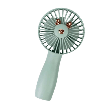 Luniks Prijenosni stolni USB ventilator s lampom – Zeleni