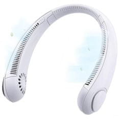 Luniks USB punjivi ventilator za oko vrata – SPORT NECKFAN – Bijeli