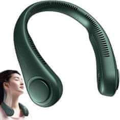 Luniks USB punjivi ventilator za oko vrata – SPORT NECKFAN – Zeleni
