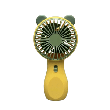 Luniks Prijenosni MINI ventilator s lampom – Žuti