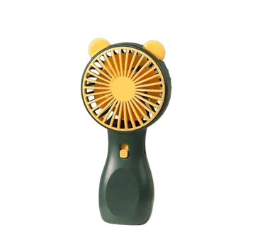 Luniks Prijenosni MINI ventilator s lampom – Tamnozeleni