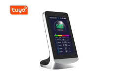 BOT Pametni monitor kvalitete zraka AQ1 WiFi Tuya CO2, TVOC, HCHO, PM2.5