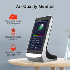 BOT Pametni monitor kvalitete zraka AQ1 WiFi Tuya CO2, TVOC, HCHO, PM2.5