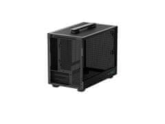 DEEPCOOL CH160 kućište za računalo, mini-ITX, kaljeno staklo, crno (R-CH160-BKNGI0-G-1)