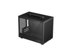 DEEPCOOL CH160 kućište za računalo, mini-ITX, kaljeno staklo, crno (R-CH160-BKNGI0-G-1)