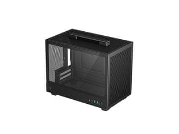 DEEPCOOL CH160 kućište za računalo, mini-ITX, kaljeno staklo, crno (R-CH160-BKNGI0-G-1)