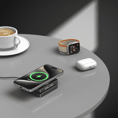 BLAVEC Charging Station MagSafe bežični punjač za telefon / AirPods / Apple Watch 15W, crno