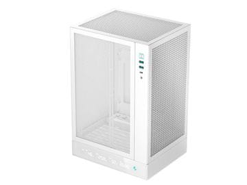 DEEPCOOL CH170 Digitalno kućište za računalo, Mini-ITX, LCD, bijelo (R-CH170-WHNPI0D-G-1)