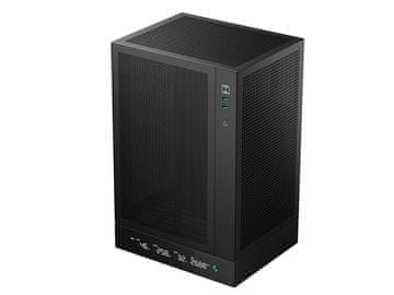 DEEPCOOL CH170 Digitalno kućište za računalo, Mini-ITX, LCD, crno (R-CH170-BKNPI0D-G-1)