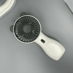 Luniks Prijenosni MINI ventilator s lampom – Beli