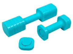 ACRAsport Acra podesivi uteg LADY 0,9 - 2,26 kg, set od 2 komada u pakiranju, ukupno 4,66 kg