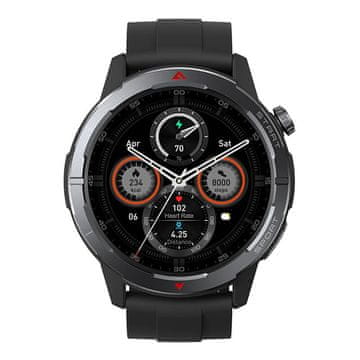 ZEBLAZE Pametni sat Zeblaze Stratos 3 Ultra - Izdržljiv GPS sat za sport i zdravlje, crni