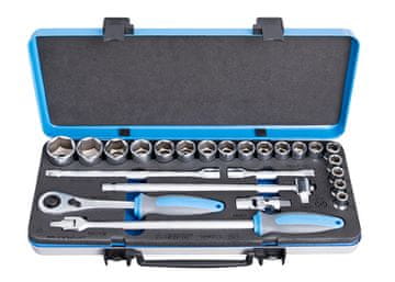 Unior 190BI6P24 Set nasadnih ključeva 1/2&quot; u metalnoj kutiji (611939)