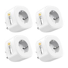 Meross Meross MSS210HKQUA-EU (HomeKIt) pametna utičnica (pakiranje od četiri)