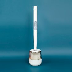 Netscroll WC četka sa silikonskom glavom, moderna WC četka, integrirani dozator za sredstvo za čišćenje, ergonomska drška, brzo sušenje, BestBrush
