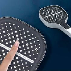 Netscroll Tuš ročka visokog pritiska, 3 funkcije mlaza, tuš ručka za kućni spa, ušteda vode, ergonomski dizajn, jednostavna montaža, BoostShower