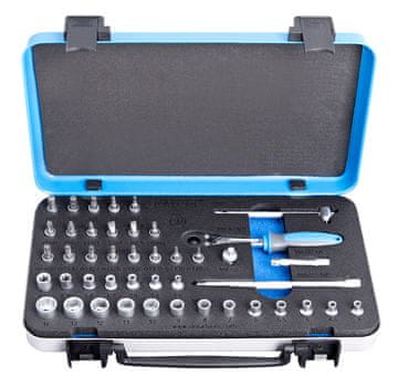 Unior 188B set nasadnih ključeva 1/4&quot; u metalnoj kutiji (615150)