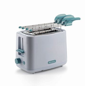 Ariete Ariete opekač 2 rezini 157 – bel, s prijemkami, 760 W