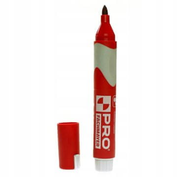 Marker PRO građevinski flomaster crveni trajni vodootporni brzosušeći