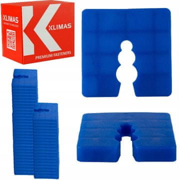 Plastični odstojnici 8 mm 50 kom. Klimas vijčani