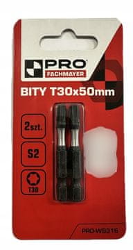 PRO Udarni bit Udarni bitovi T30x50mm Bit za udarni odvijač 2 kom.