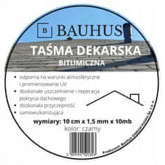 Bauhus bitumenska traka za brtvljenje krovova 10 cm/10 m