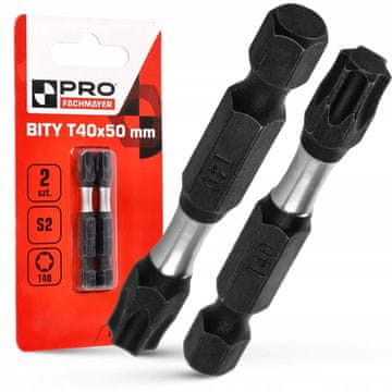 PRO Udarni bit Udarni bitovi T40x50mm Bit za udarni odvijač 2 kom.