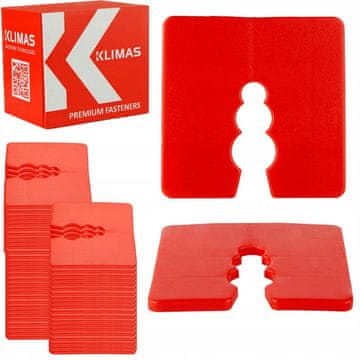 Plastični odstojnici 3 mm 50 kom. Klimas vijčani