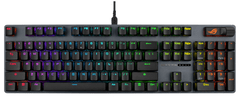ASUS ROG Strix Scope II X tipkovnica, ROG NX Snow V2, PBT, RGB, USB, SAD, crna (90MP03XF-BKUA20)