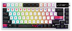 ASUS ROG Azoth X tipkovnica, ROG NX Snow V2, OLED, RGB, USB, SAD, bežična (90MP044F-BKUA30)