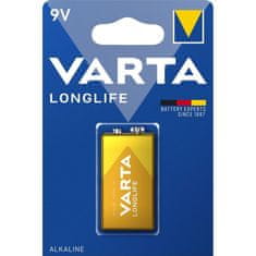 Varta VARTA 9V alkalna baterija (tip 6LR61) Longlife 1 kom