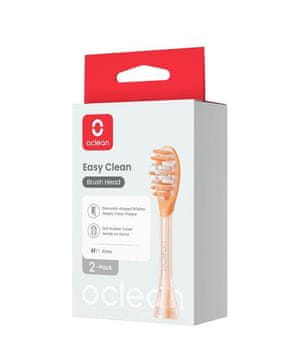 Oclean Nastavak Easy Clean - 2 kom Narančasta, za električnu četkicu za zub