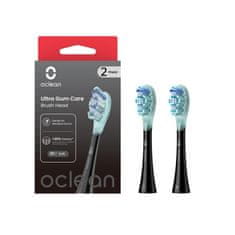 Oclean Nastavak Ultra Gum Care - 2 kom Crna, za električnu zubnu četkicu