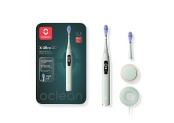 Oclean Električna četkica za zube X Ultra 20 Zelena, sonični motor