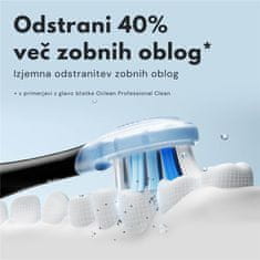Oclean Nastavek Ultra Clean 2+1 kos gratis Bela, za električno zobno ščetko