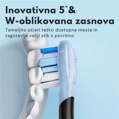 Oclean Nastavek Ultra Clean 2+1 kos gratis Bela, za električno zobno ščetko