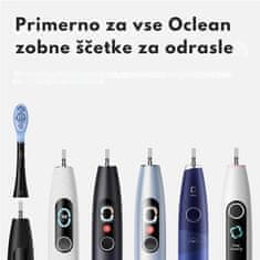 Oclean Nastavek Ultra Clean 2+1 kos gratis Bela, za električno zobno ščetko