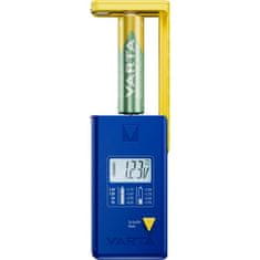 Varta VARTA tester baterii z wyświetlaczem (AA, AAA, Typ C, Typ D, 9V, guzikowe) 893101111 niebieski